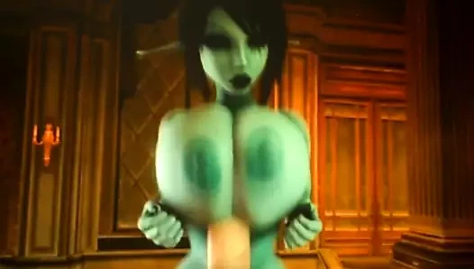 Toon memelerini sikiyor