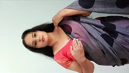 Desi Indian Stepsister with JUICY Big Boobs Wanted to Take My Virginity