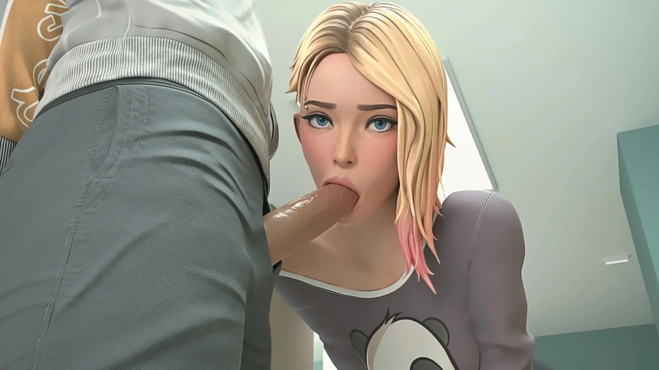 Gwen oral seks hentai 3d animasyon sansürsüz