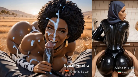Büyük götlü orta yaşlı seksi kadınlar döl içinde sırılsıklam - 4k yapay zeka derlemesi