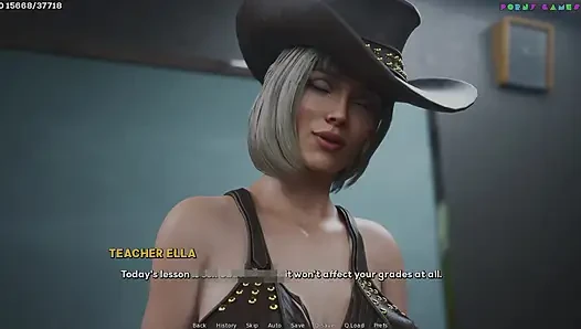 Shamandev'in arzu gölgeleri - kolej cosplay etkinliği, sınıf mastürbasyonu 61