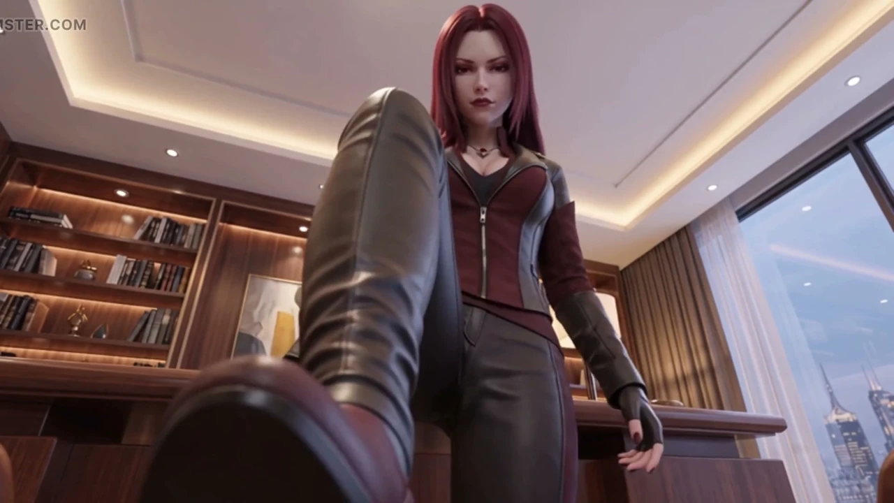 Vampire CEO Vesper Wants You After Hours – 3D Anime Office Fantasy