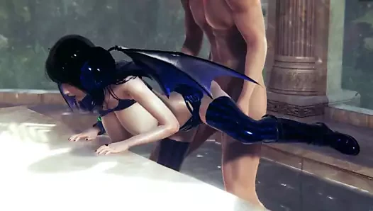 Succubus kız &amp; luke (bölüm 1) - ortak banyoda seks