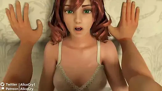 Bakış açısı Amy Sorel güzel iç çamaşırlı sikiliyor ve dölleniyor