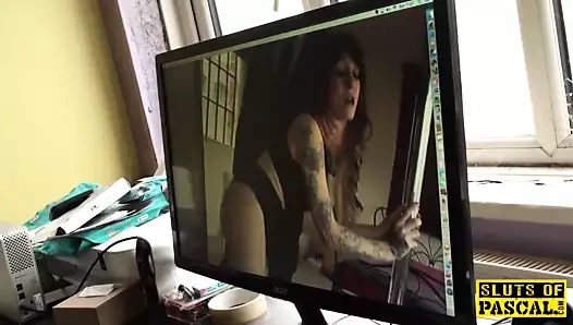 İngiliz alt bebek hakim ile anal