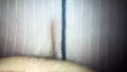 Siyah külotlu çorap kahrolası ve boşalmak üzerinde naylon tabanlar