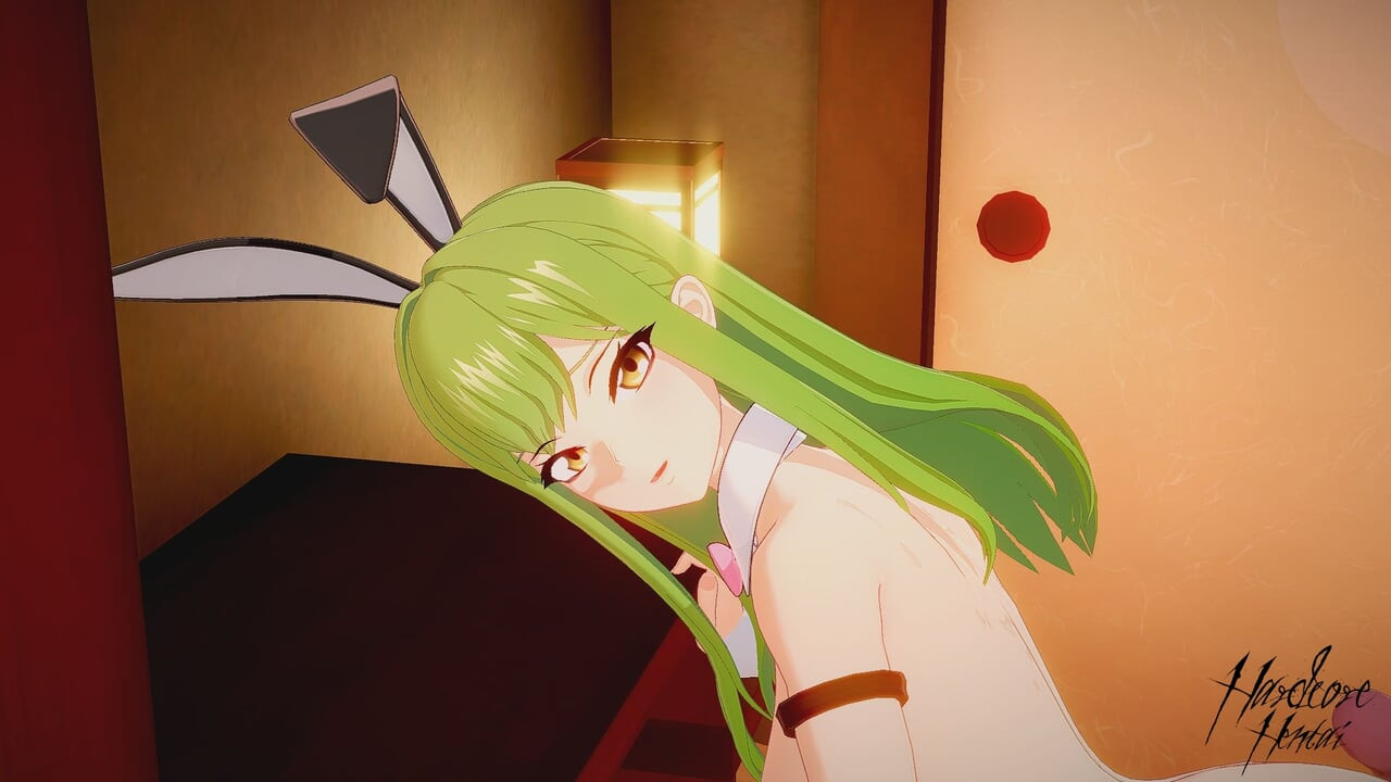 C.C. Code Geas'tan emiyor ve sikişiyor - 3D Hentai
