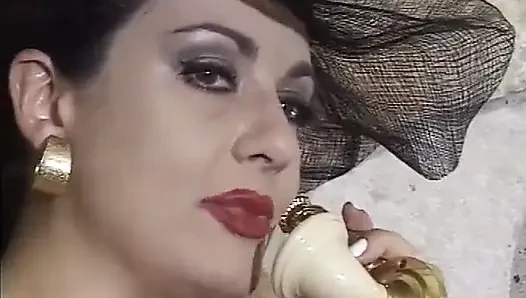 Jessica Rizzo bayan rizzo sahnesi için siyah etli 02