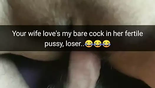 Karınla ​​her zaman prezervatifimi çıkarırım, cuck - milky mari