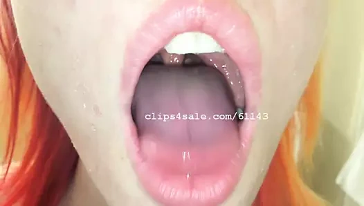 Ağız fetişi - kristy'nin ağzı