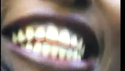 Sıcak abanoz prenses alır the horoz