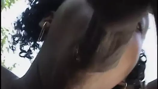 kalın siyah sürtük sürmek zonklama penis