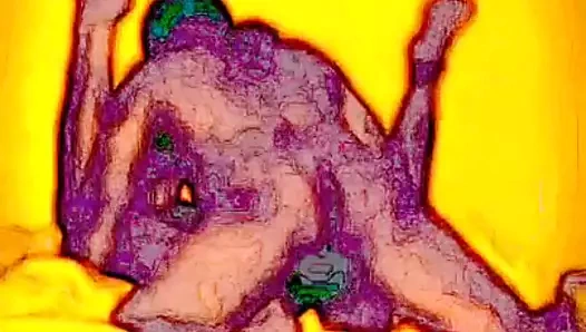 Desi eş kedi masaj ve sikme