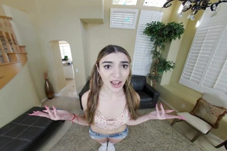 Ölümcül sert sanal gerçeklik - azgın üvey kızın sikilmeye takıntılı