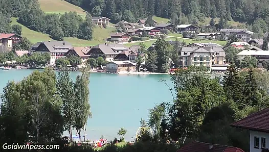 Açık havada lederhosen grup seks