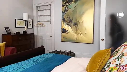 Bratty köle Mila dersini alıyor: aşağılayıcı striptiz arama, saç çekme ve bantlanmış asa esareti miss ruby marks