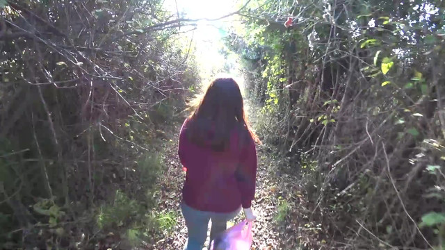 HOT BODY 18 TEEN GETS FUCKED IN THE FRUIT FOREST - OUTDOOR RISKY SEX