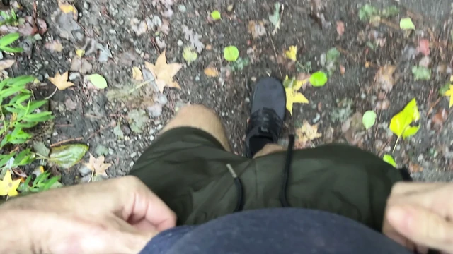 Handsome daddy masturbation solo sexual side penis sex in nature