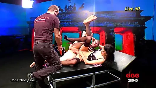 Ggg John Thompson - Aymie Live40 Vahşi Grup Seks Sikiş Festivali