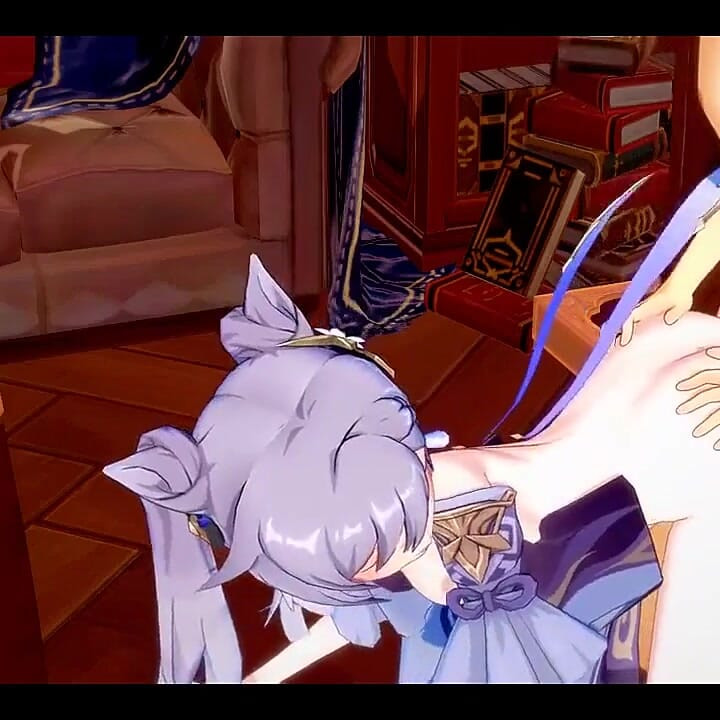 Genshin impact hentai - aether x ganyu handjoob ve sikiliyor - Japon Asyalı manga anime oyunu porno