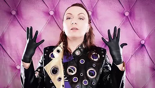 Asmr: Arya Grander'ın siyah nitril eldivenleri ateşli sesleri - sfw videosu