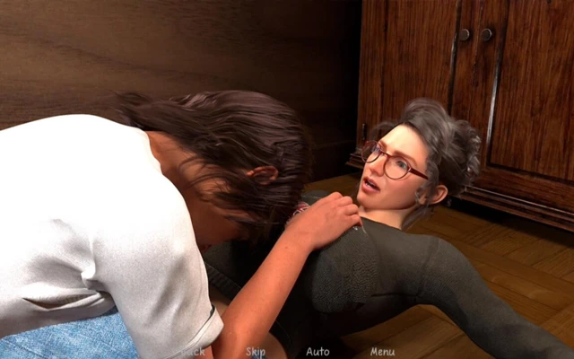 Orta yaşlı seksi öğretmenin sarkık göğüsleri - güzellik alanı - e02