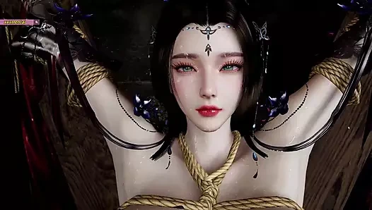 Güzellik savaşçısı hapishanede (p1) - 3 boyutlu hentai animasyon