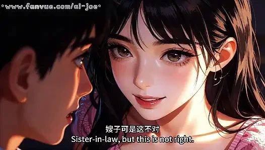 Üvey erkek kardeşimin avının önünde baldızım bana gerçekten böyle bir şey yaptı. Bu çok heyecan verici.. Yapay zeka