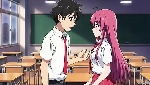 Büyük memeli güzel üniversiteli kız öğretmeni tarafından sikiliyor