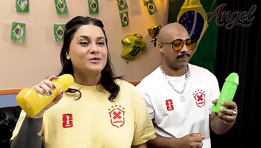 Brezilya Ménage Kupası, Siyah En Lezzetli Tombul Kızlarla Çok Sevindi - Dünya Kupası 2026