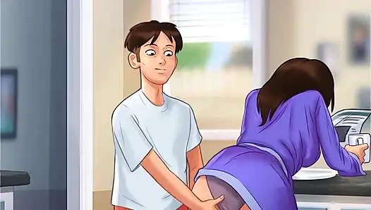 Yaz mevsimi efsanesi: üvey oğul mutfakta üvey annesinin amını parmaklıyor bölüm 179