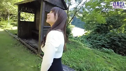 İnce mega kıvrımlar parkta, lotta, çatı katında ve odada gezen arka kapı heyecanları için eğildi ep-2