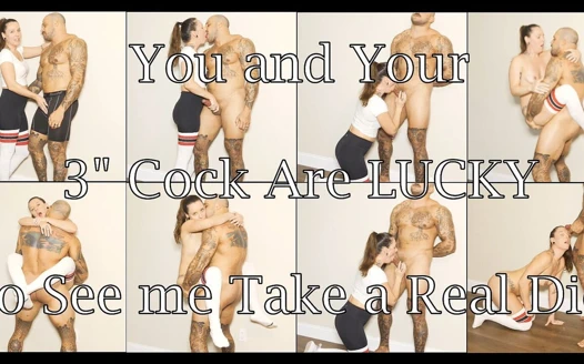 Sen sadece izlerken gerçek bir adamın yarağı tarafından sikiliyor