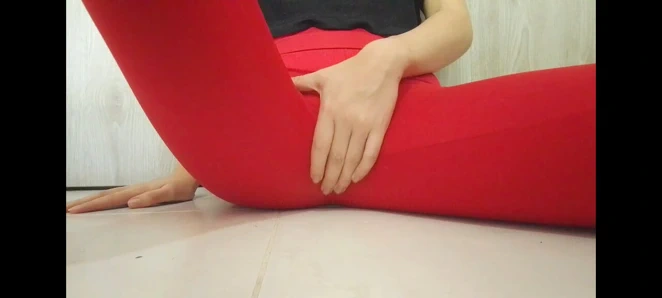 Girl masturbates secretly at home. Real moans. Masturbation with panties