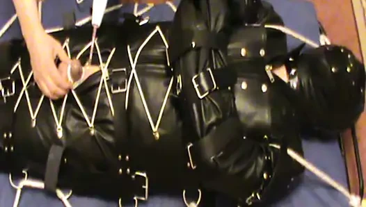 Deri çılgın bir çuvalın içinde