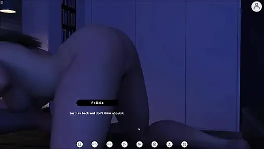 Üvey anne evde yalnızken üvey oğlunun yarağına binmeyi seviyor