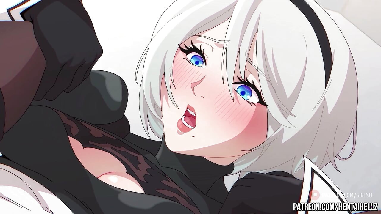 Neir autonoma hentai 2B sıkı anal 2D animasyonunda dölleniyor