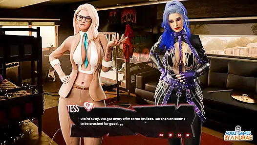 Sex, Sin & Rock'n'Roll Gameplay Part 1 - Van Crash, Motel Stop & A Strange New Beginning