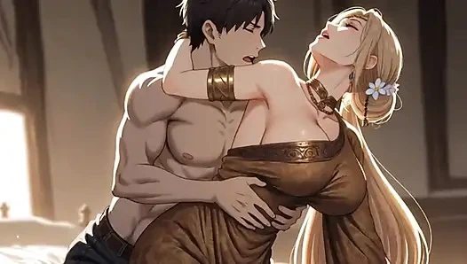 Büyük memeli üvey anne oğluyla seks yapıyor