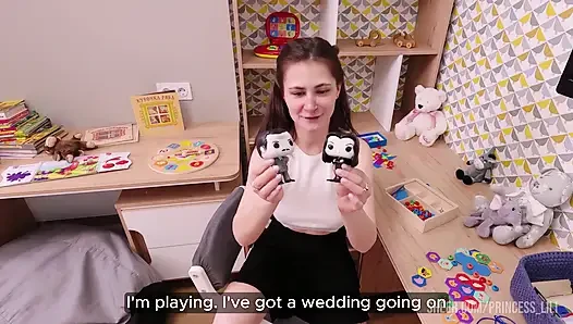 Üvey erkek kardeşle oyun zamanı: yaramaz gamer kızının arzuları