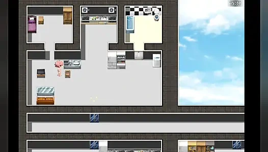 Pembe götlü sürtük büyük göğüslerini ve sürtük vücutlarını gösteriyor mina - hentai oyun