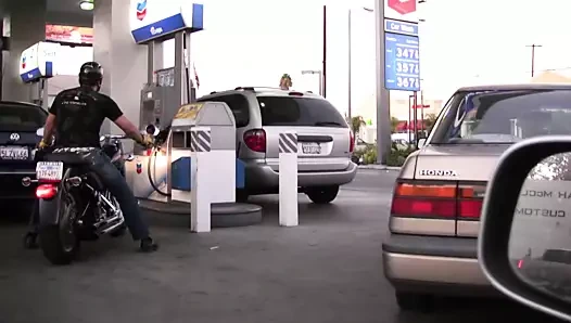 FIcke das dirty Biker Girl in Knast