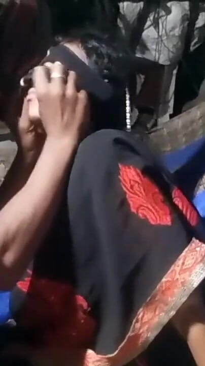 Hintçe ses domaltmalı siyah sari seks videosu mami ji chudai chuchi bur aur gand jabardast | Klip 3