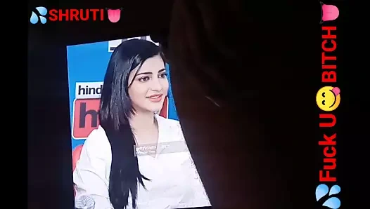 Shruti Hassan'a boşalıyor