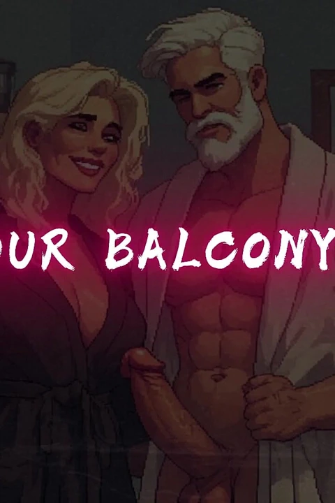 Erotik ses balkonda seks