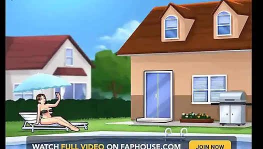 Yaz mevsimi efsanesi: seksi götlü üvey kız kardeş havuz başında bölüm 121