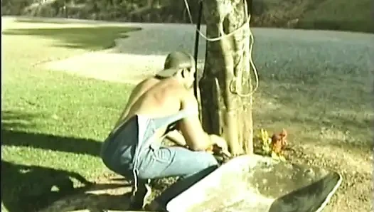 Sidik açık havada yumruk sokma - genişleyen anal taşma