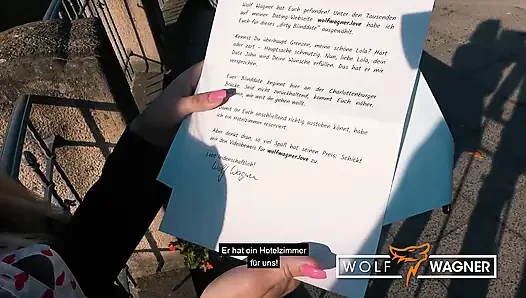 Hatun Lola Shine açık havada randevuya çıkıyor + otelde yüze boşalma! Wolf Wagner