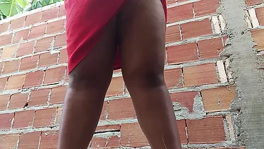 Housewife bbw pissing farting and showing her ass and pussy in public
