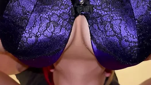 Salivating yakın yukarı özensiz ıslak oral seks ile boşalmak içinde boğaz pt 2